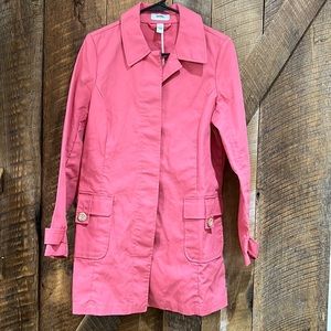 Old Navy Womens Coat medium Pink Jacket Overcoat Winter